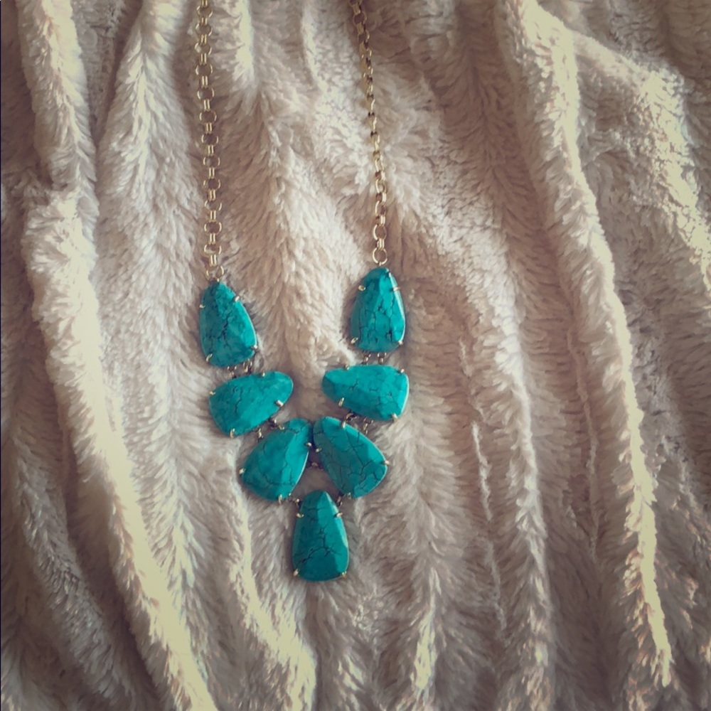 Rare Kendra Scott Turquoise Harlow
